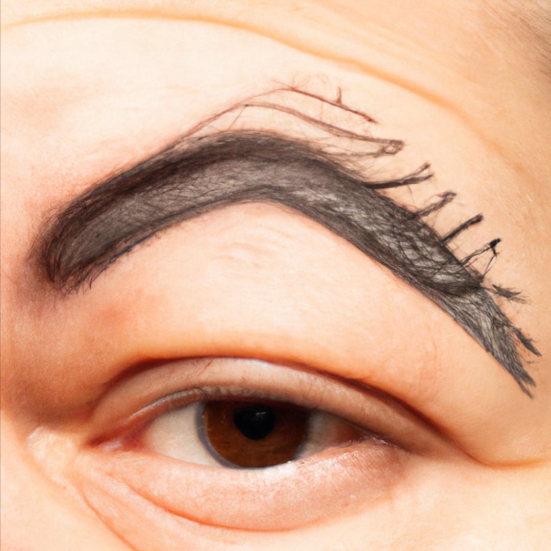 Špatně udělaný Microblading obočí